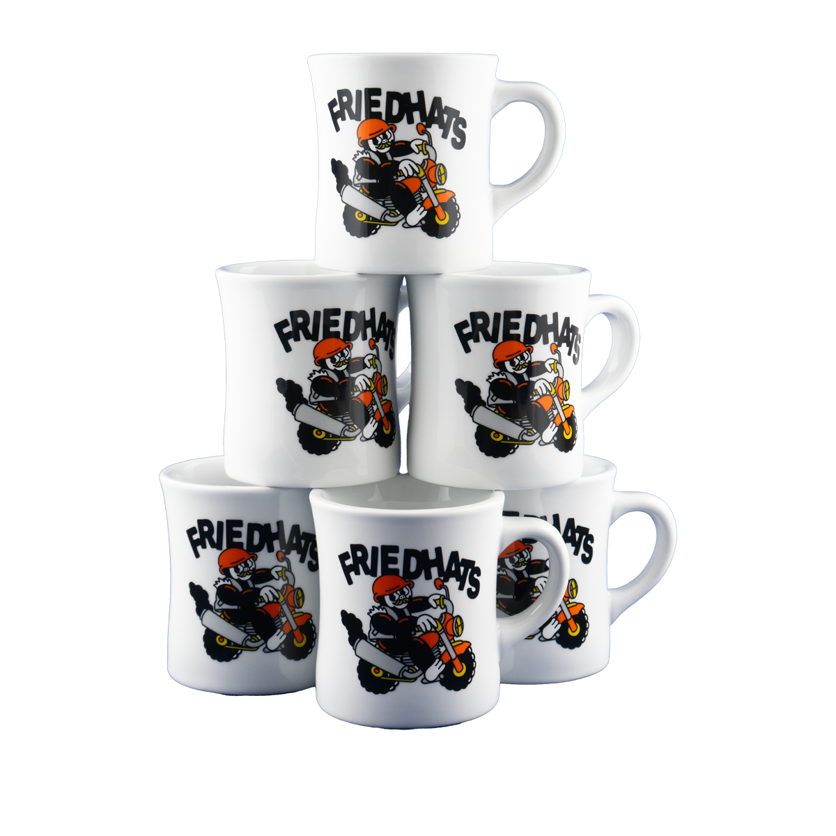 Friedhats Starksy Motorbike Mug (6-pack)
